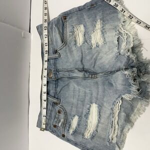 aeropostale jean shorts distressed vintage high rise size 0